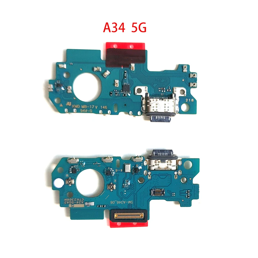 USB Charger Board Charging Port Connector Flex Cable For Samsung A04S A12 A22 A32 4G A13 A14 A33 A34 A42 A52 A52S A53 A72 A73 5G