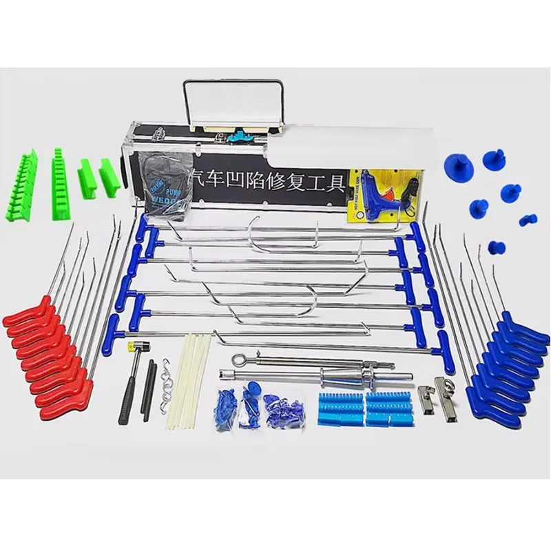#Professional Car Dent Repair Rod Kit with Essential Tools and Tool Bag Metal Material Standard CE Support OEM
