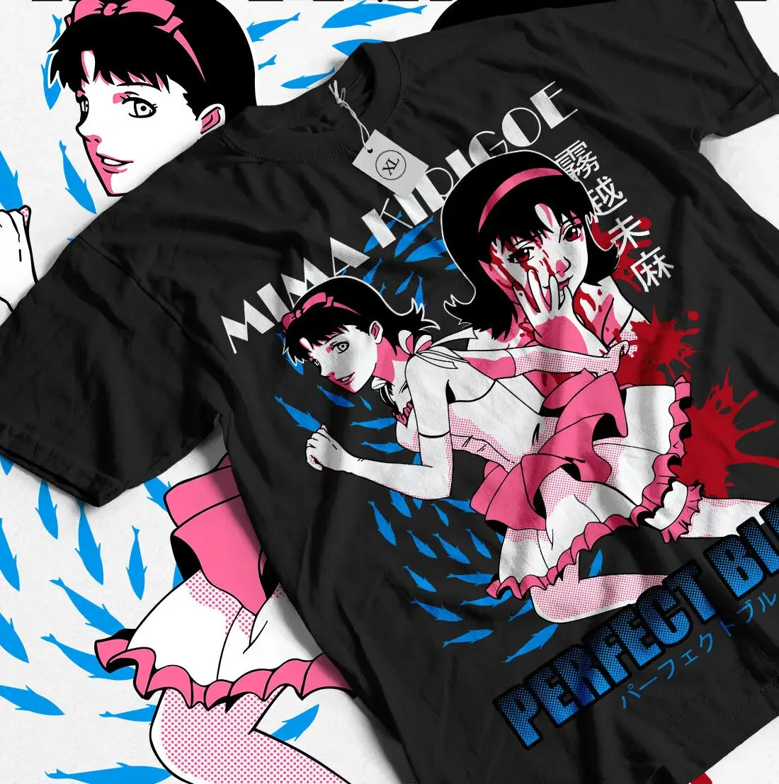 

Perfect Blue T-Shirt Gift Horror Anime Perfect Blue Mima Kirigoe Shirt All Size