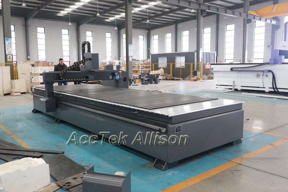 AccTek Industrial CNC Plasma Cutter 1325 1550 And Cnc Router Metal Cutting Machines with Drilling Plasma Cutting Tables for Sale