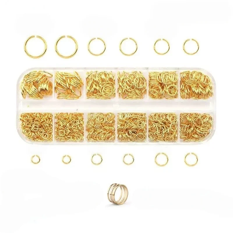 Open Jump Rings 4-9mm Iron Material