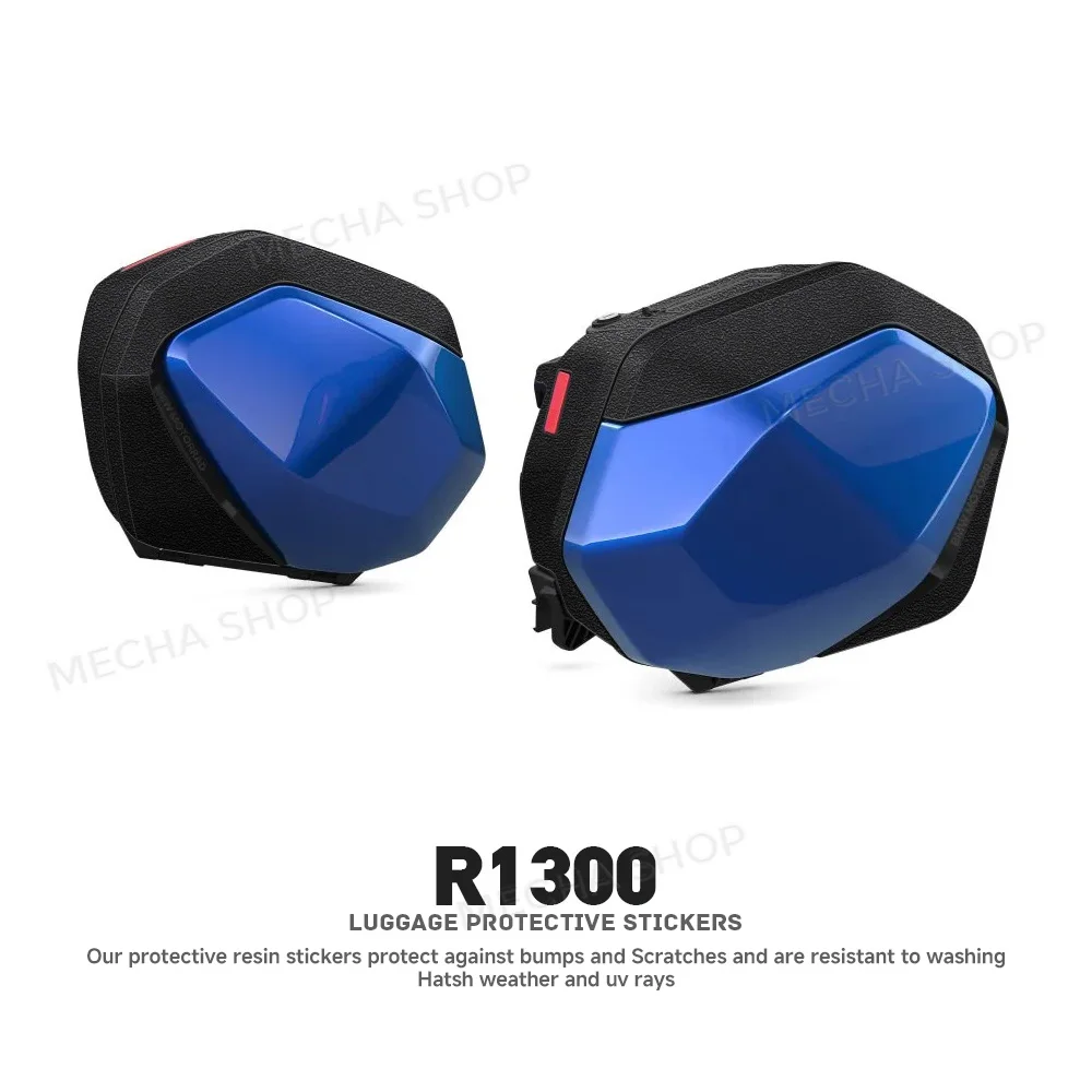 For R1300RS R1300R Motorcycle Suitcase Stickers Protective PEVA Frosted Anti-slip Sticker