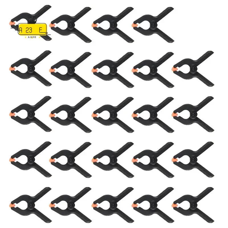 

Пружинные зажимы A23E-24X, пластиковые клеевые зажимы для универсального использования дома, мастерской, фотографии или изготовления моделей