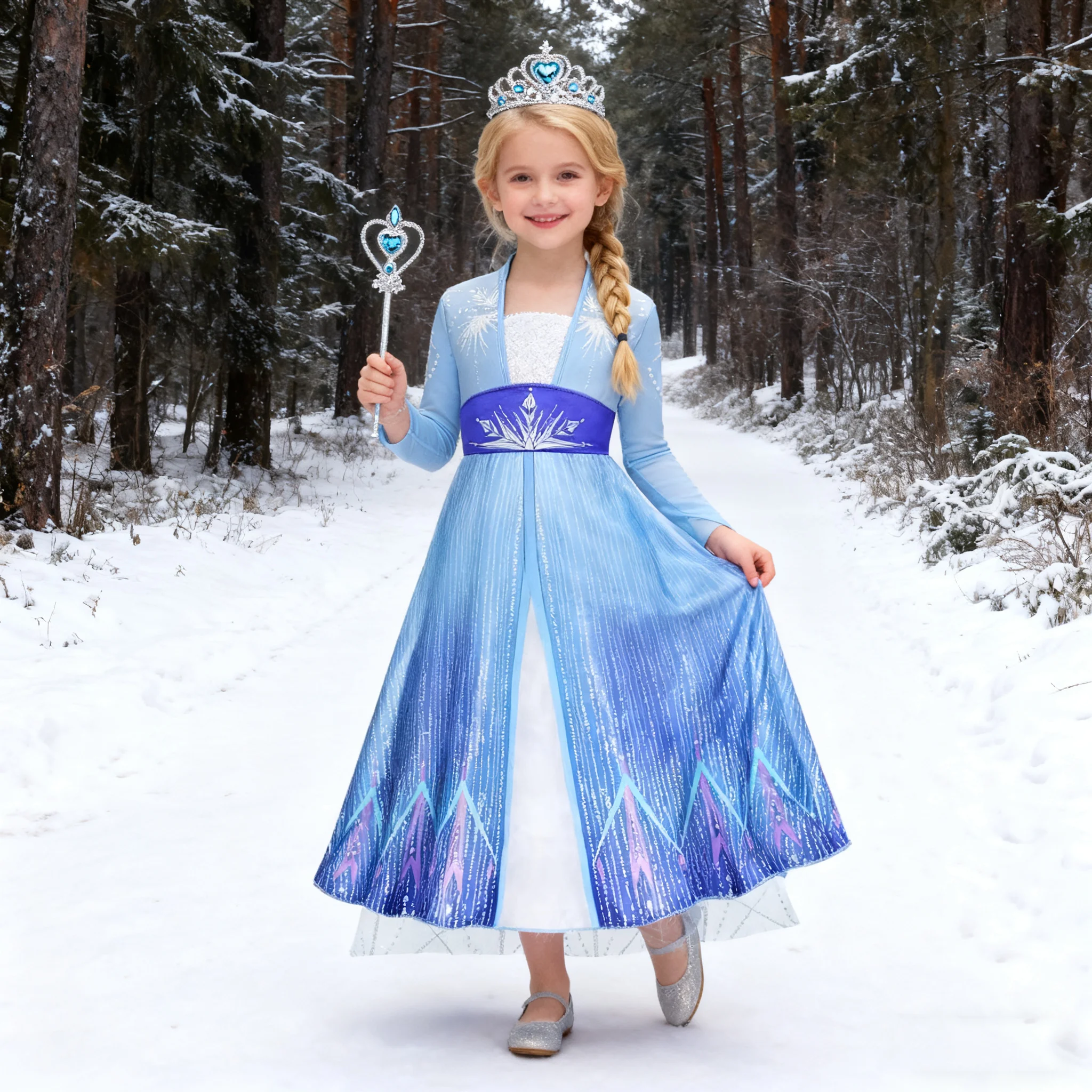 Gaun Ratu Salju Elsa untuk Ana - Summer Dresses Yours Clothing ulasan dan harga