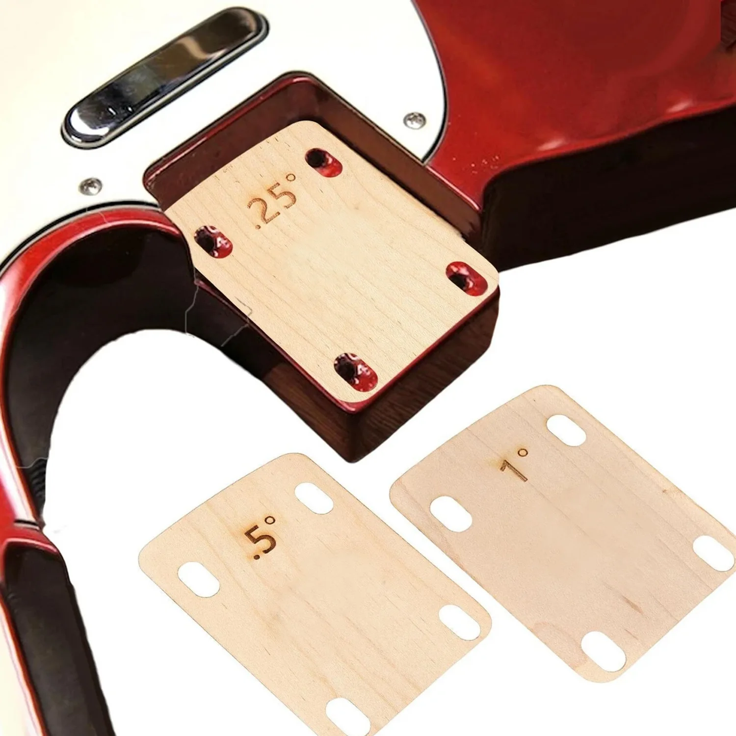

Набор из 3 шимов для гитарного грифа, регулировочные шимы для грифа, детали для гитары, регулировка угла наклона