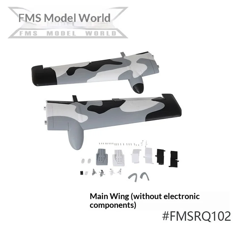 Parti di Ricambio per Aeromodello RC FMS 70MM EDF A-10 V2: Fusoliera, Ala Principale, Coda Verticale, Coda Orizzontale, Cabina di Pilotaggio, Carrello di Atterraggio