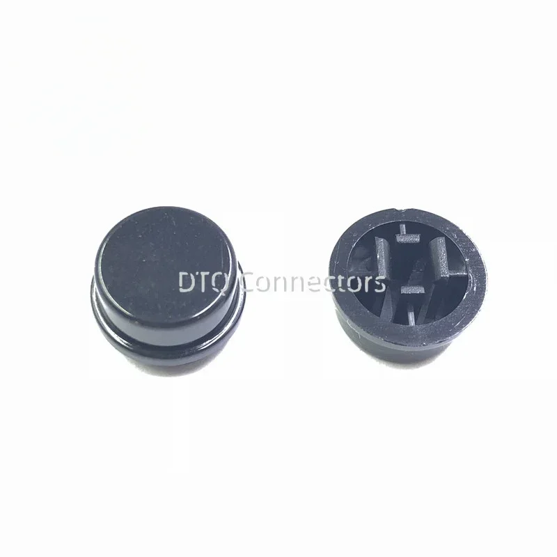 50pcs A24 Tactile Push Button Switch Cap Adapted To 12*12*7.3 mm Micro Tact Switches 8 Colors Silver Red Black Blue Green Gray