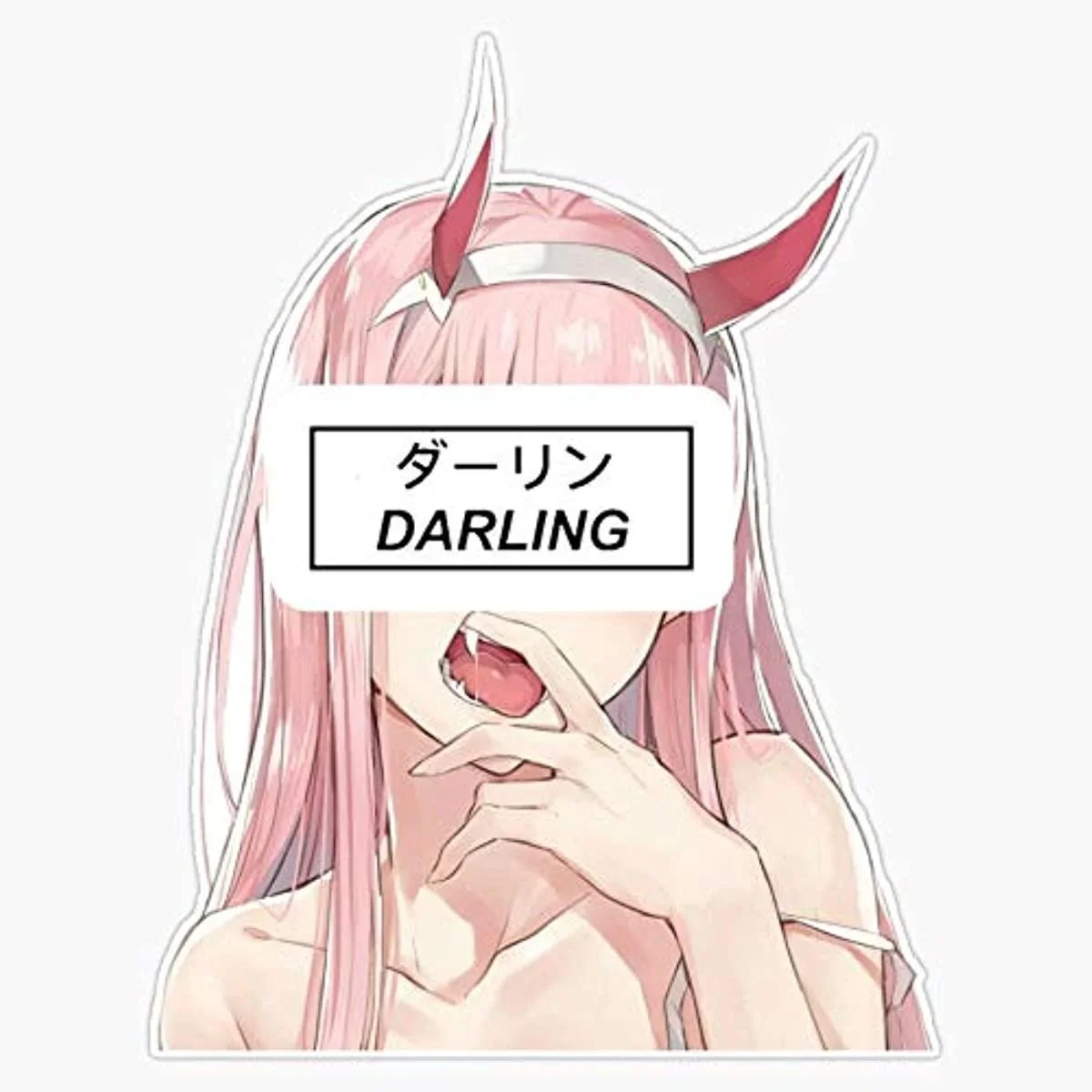 

For Zero Two Vinyl Waterproof Sticker Decal Car Laptop Wall Window Bumper Sticker