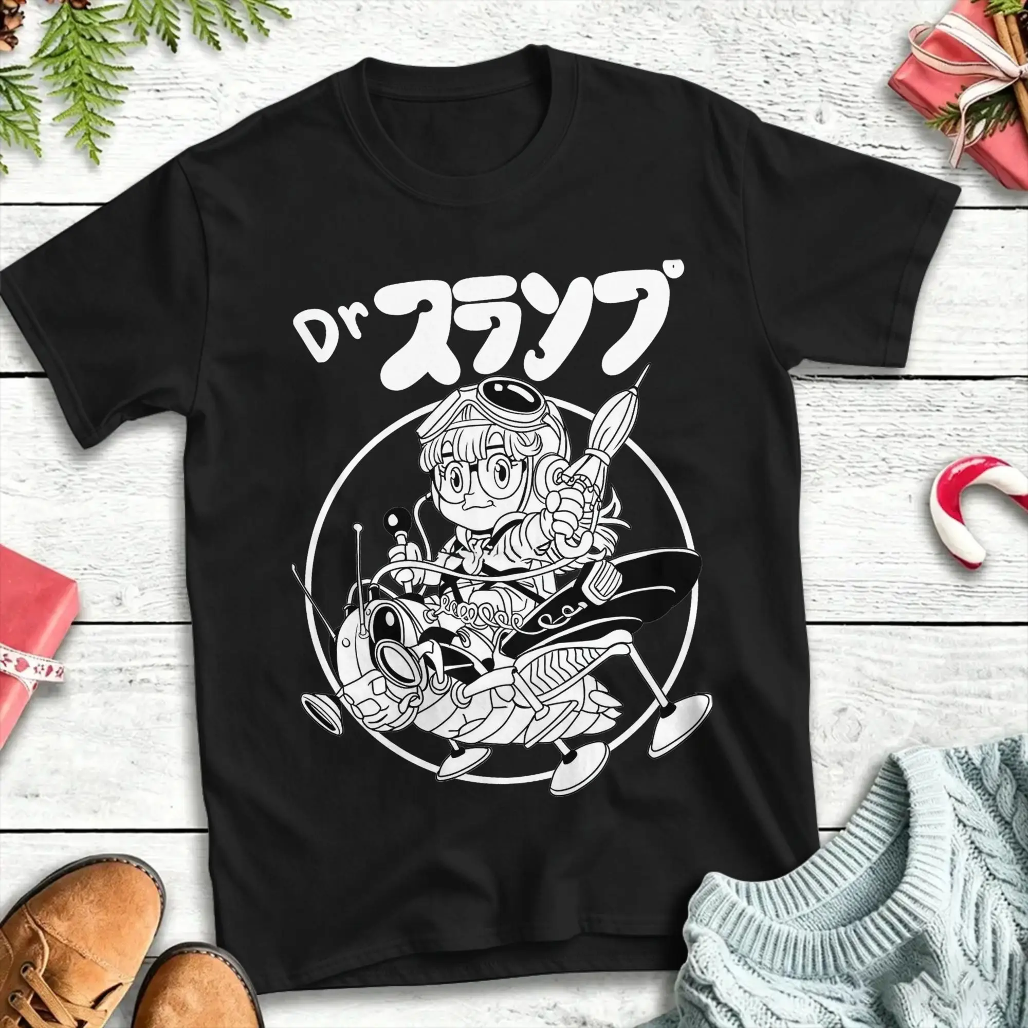 Dr Slump Arale  T Shirt for Men Women 100% Cotton Novelty T-Shirts O Neck  Tees Short Sleeve Clothing Gift Idea
