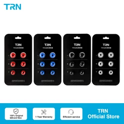 TRN 3 Đôi (6 Cái) tai Nghe Chụp Tai Nhớ Bông Tai Bật Tai Nghe Nhét Tai PU Xốp Nhớ Mút Tai Nghe Chụp Tai Eartips V90 MT1 ST1 BA15