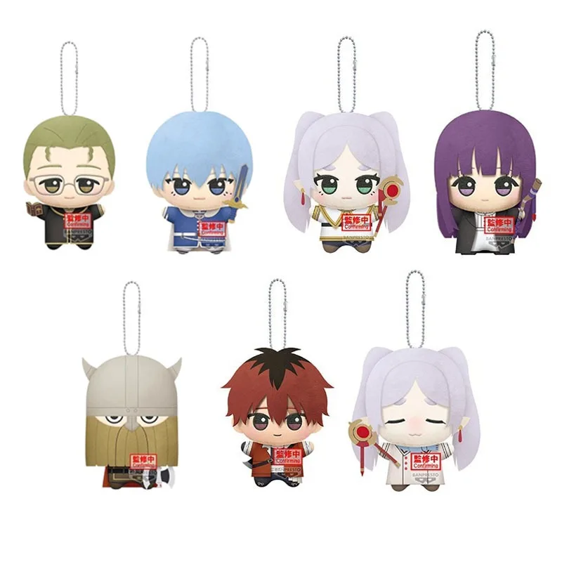 

New Hot Frieren: Beyond Journey's End Anime Toy Keychain Fern Stark Cute Cartoon Plush Bag Pendant Toy Birthday Gifts
