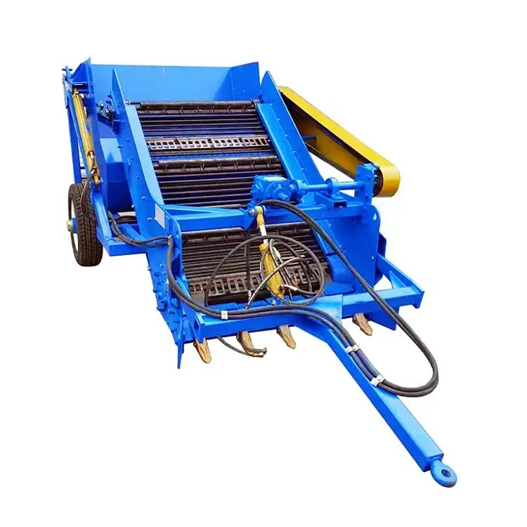 Farm Rock Stone Picker Removal Collecting Machine Tractive  Stone Harvester Stone Picking Machine