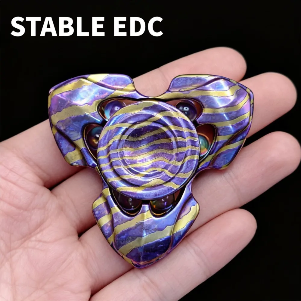 STABLE EDC Three-Bladed Fidget Spinner Handling Feel Original Designs Anxiety Relief Gadgets Stress Relief Toy