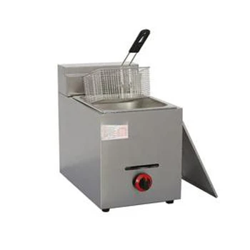 Hot Sales Commercial Used Gas Fry Vending Machine Chips Griddle Frying Deep Fryer For Sale