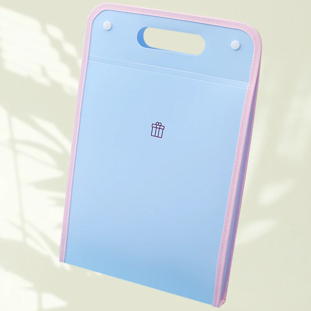 

1Pcs Vertical Accordion Envelope Plastic Bill Clips Colorful Retro Style Clips for Office Schedule Book Notes