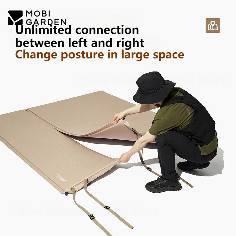 

MOBI GARDEN 1, 2 человека, уличная автоматическая надувная губчатая подушка, мягкая поддержка, водонепроницаемый коврик для кемпинговой палатки