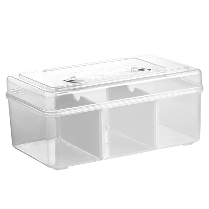 Office Compartment Storage Box Desktop PP Plastic Hand-held Cosmetic Medicine With Cover Storage And Organizing Boxes