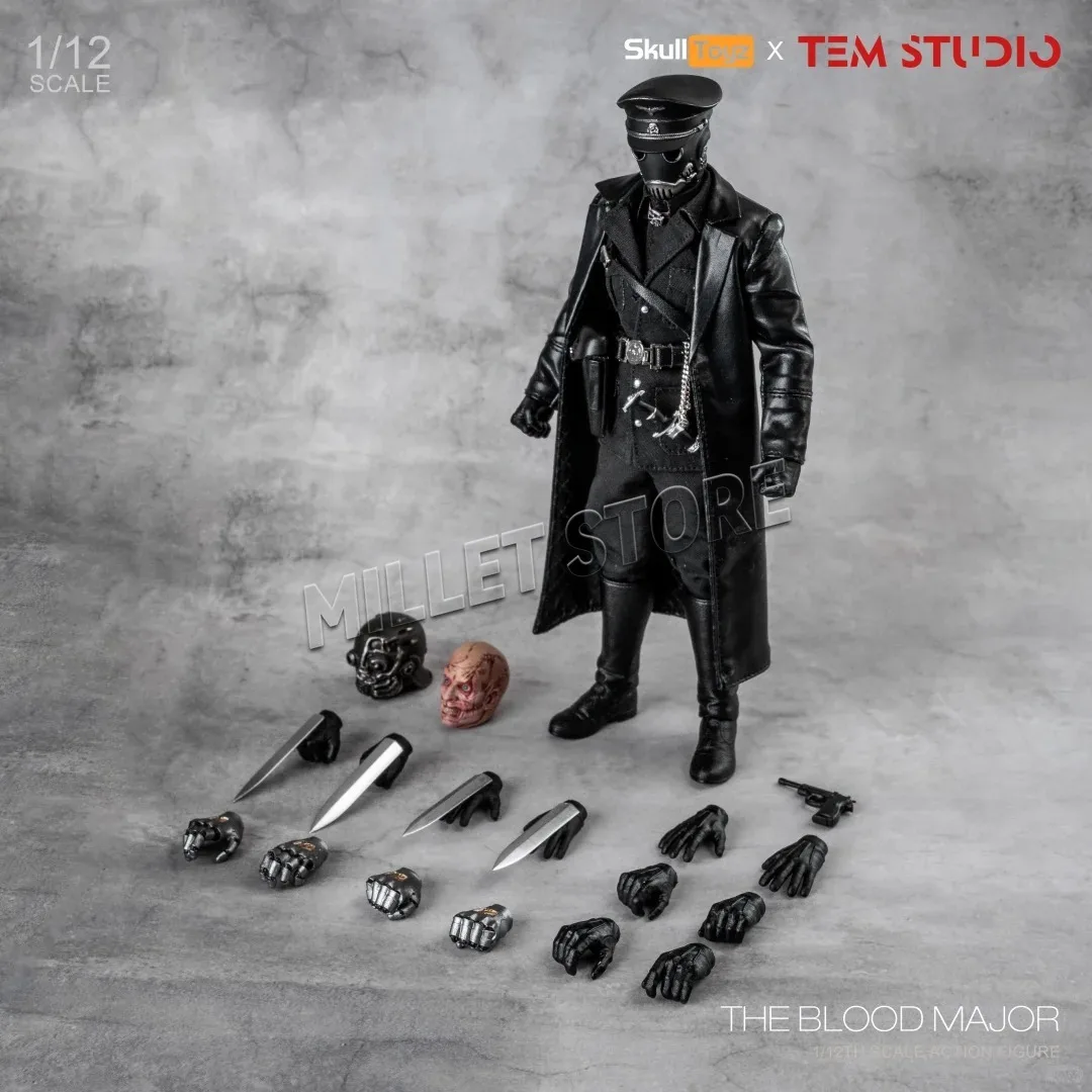 TEM Studio Skull Toyz Major Scarlet Night Hellboy Kroenen Scale Action Figure