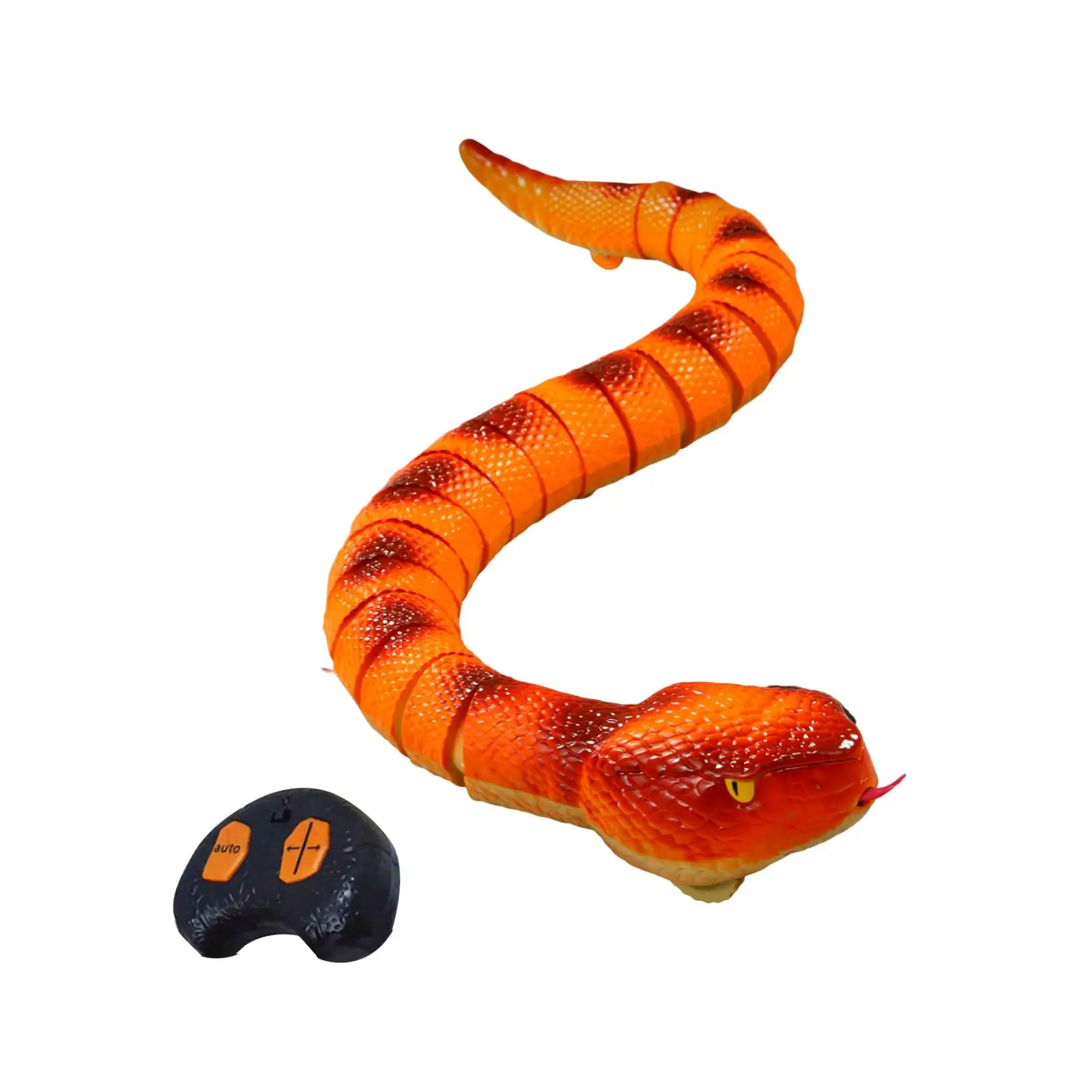 RC Snake Go Forward, Turn Left and Right, Stop Realistic Snake Crawling Animal