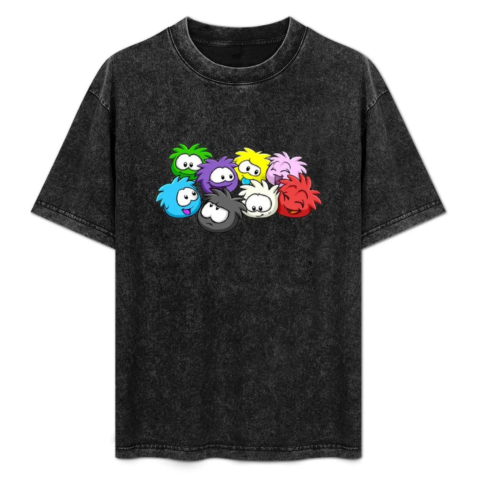 Club Penguin Puffles T-Shirt vintage anime shirt baggy shirts t shirts for men cotton