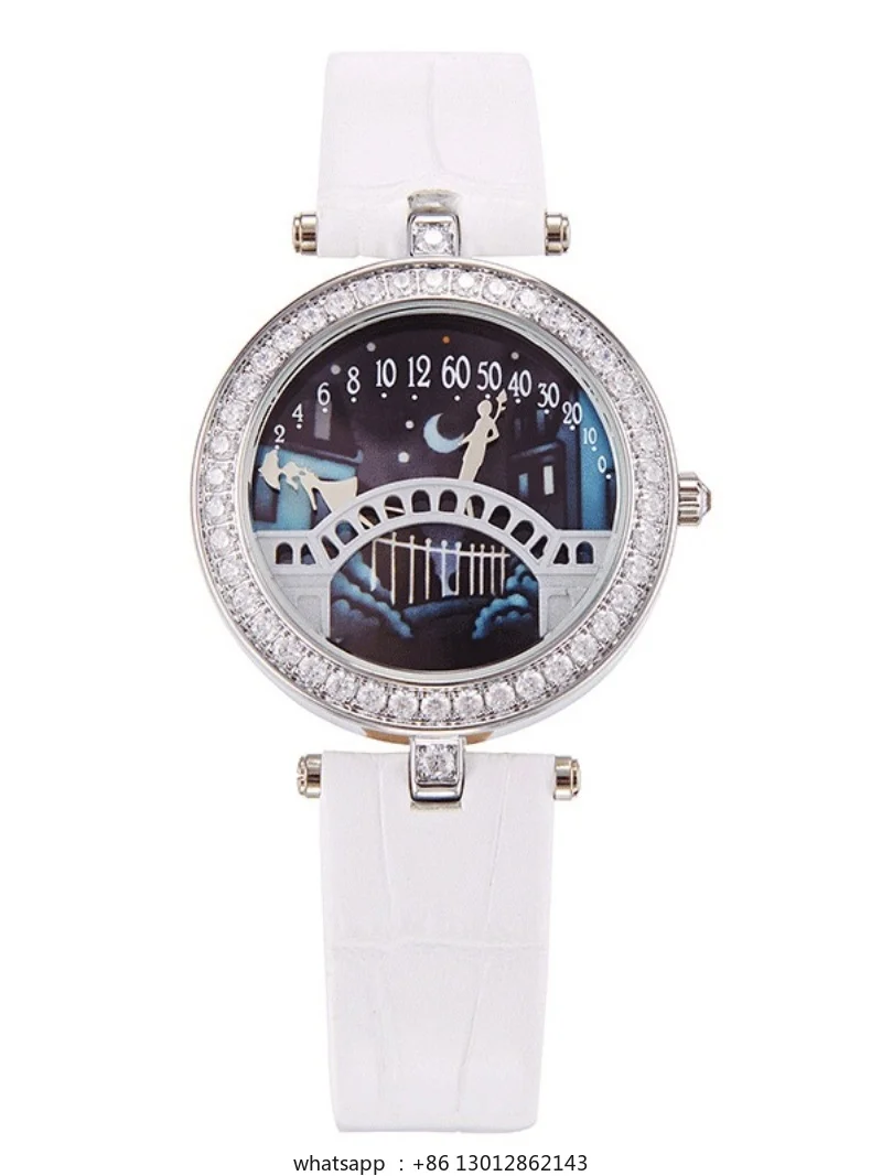 

Часы Lover Bridge Женская мода Темперамент Личность Литература и искусство Lover Bridge Light Роскошные нишевые кварцевые часы