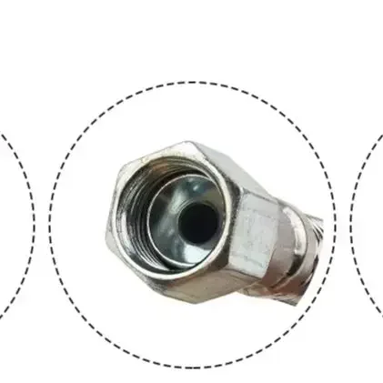 280mm Air Compressor Flexible Hose Stainless Steel Air Pump Check Valve Connecting Pipe Compressor Accessories