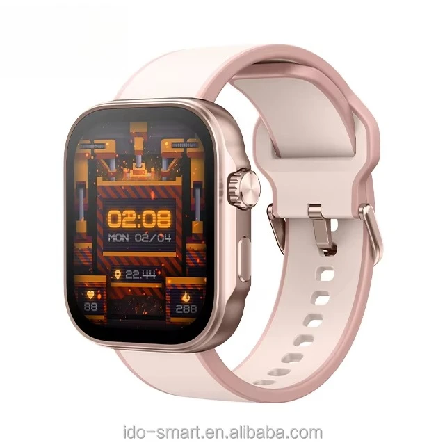 Премиум 1,99-дюймовый HD модные умные часы AI Voice Уникальный современный дизайн Сердечный ритм Кислород Здоровье сна Мультиспортивный режим