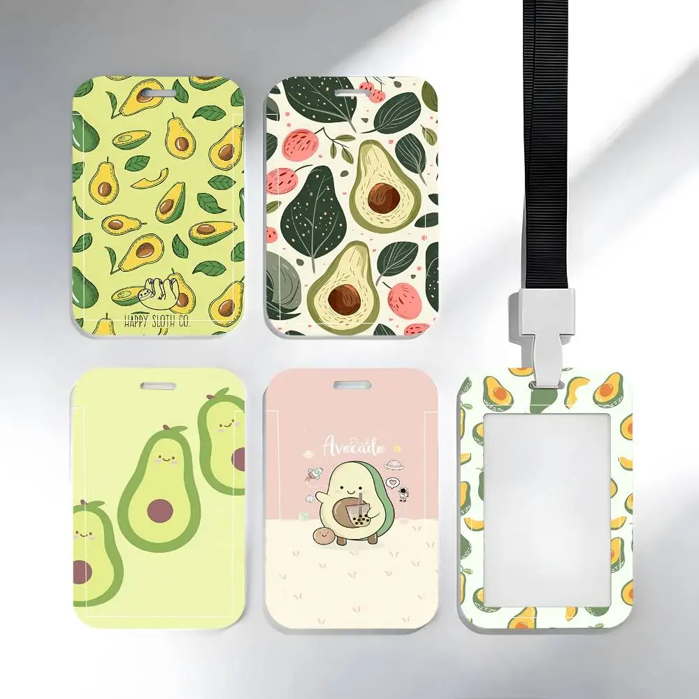Avocado Lanyard Card Holders Student ID Card Holders Neckband Card Holders Access Control Accessories Gifts