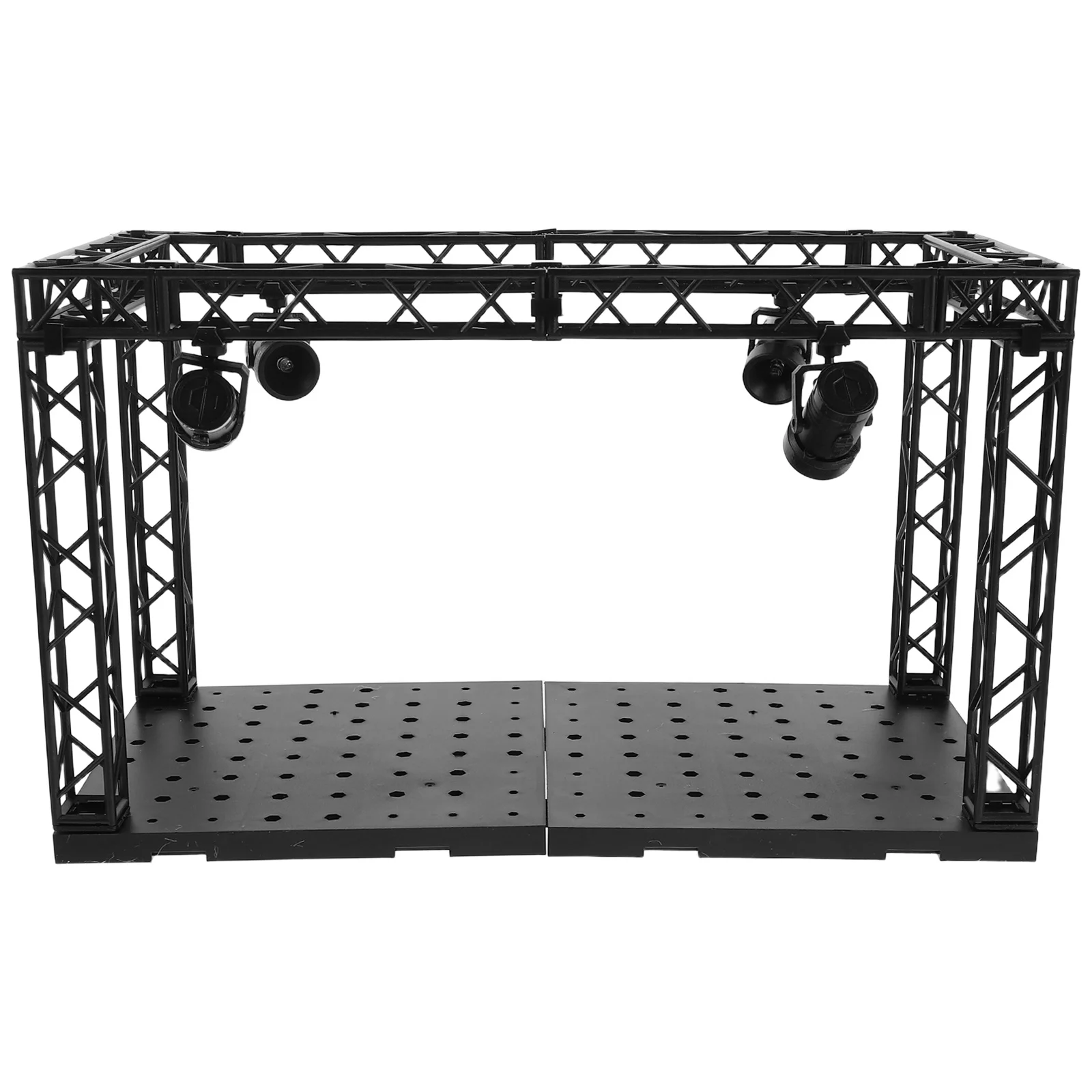 

Handmade Colorful LED Light Up Display Case Miniature Showcase Organizer Tabletop Storage Box Office Desk Bedroom Living Room