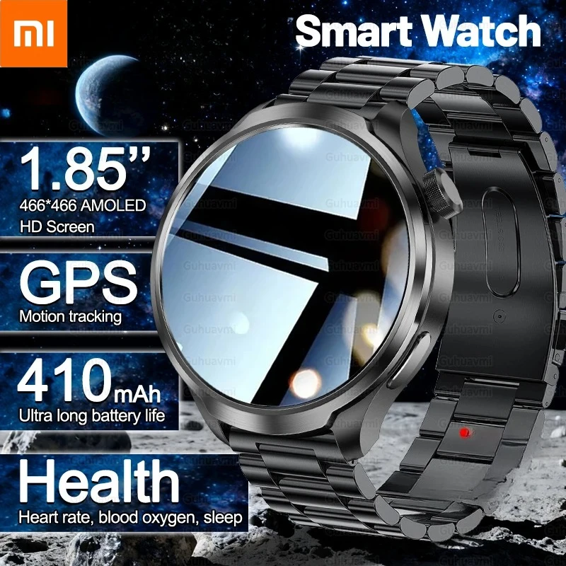 2025 New Xiaomi  Smart Watch Men's GPS Movement Track NFC Bluetooth Call  Lingdong Island Health Detection Smartwatch