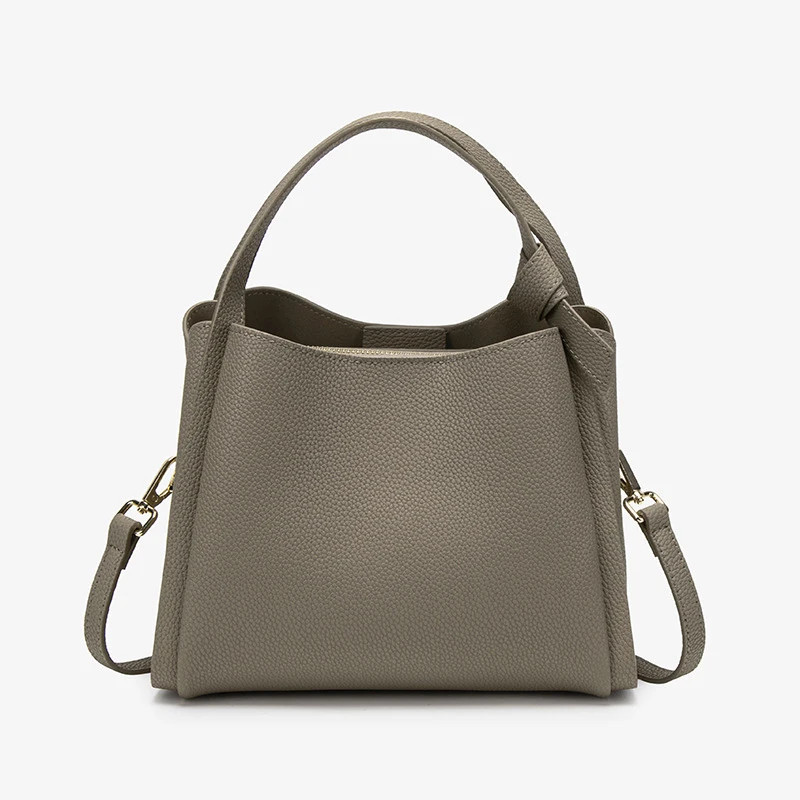 Super popular bucket bag for womenSpring and summer new model, textured large-capacity handbag, shoulder bag, crossbody bag,