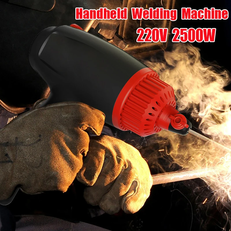 220V 2500W Mini Handheld Electric Welder Household All Copper Mini Portable Intelligent Household Electric Welder Welding Tools