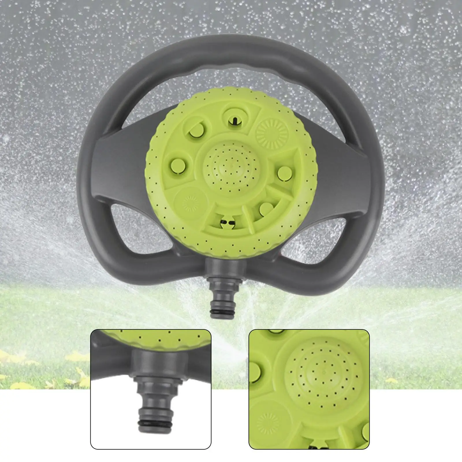 8 Pattern Large Area Coverage Turret Sprinkler Garden Watering System Gardening Sprinkler for Flowers Agriculture Nursery Patio