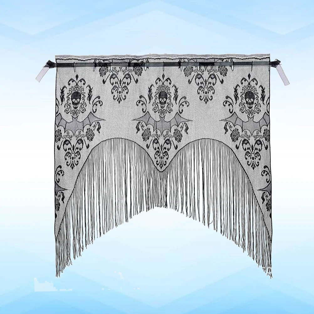 Curtain Curtains Lace Wall Hanging Boho Decor Out Door Macrame Tapestry Halloween Screens Shade Banner Tassel Supplies Decorate