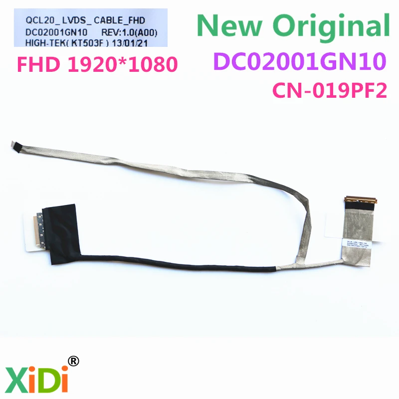 CN-019PF2  QCL20 DC02001GN10 FHD CABLE FOR DELL VOSTRO 3560 V3560 FHD LCD LVDS CABLE 1920*1080