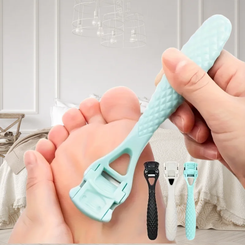 เครื่องมือดูแลเล็บเท้า ตะไบขัดส้นเท้า กำจัดหนังด้าน หนังแข็ง ขี้แมลงวัน สแตนเลสอย่างดี ด้ามจับพลาสติก ﻿