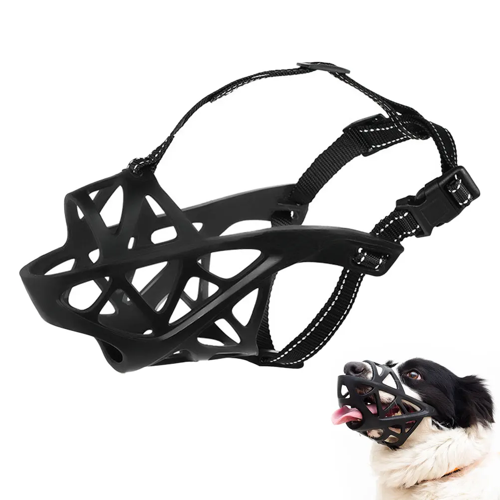 

Muzzle for Large Dog Pet Mouth Adjustable Masks Bridegroom Cage Head