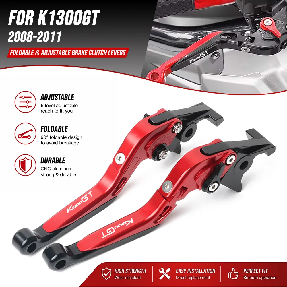 Folding Brake Clutch Levers For K1300GT K1300 GT 2008 2009 2010 2011 Motorcycle Accessories Extendable Adjustable CNC Handles