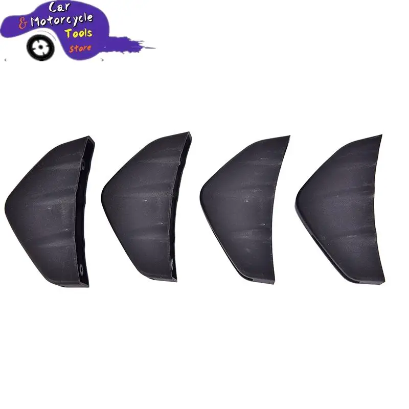 New 1Pcs Black Universal 3 Wing Car Rear Bumper Lip Diffuser Shark Fin Spoiler Car Back Bumpe