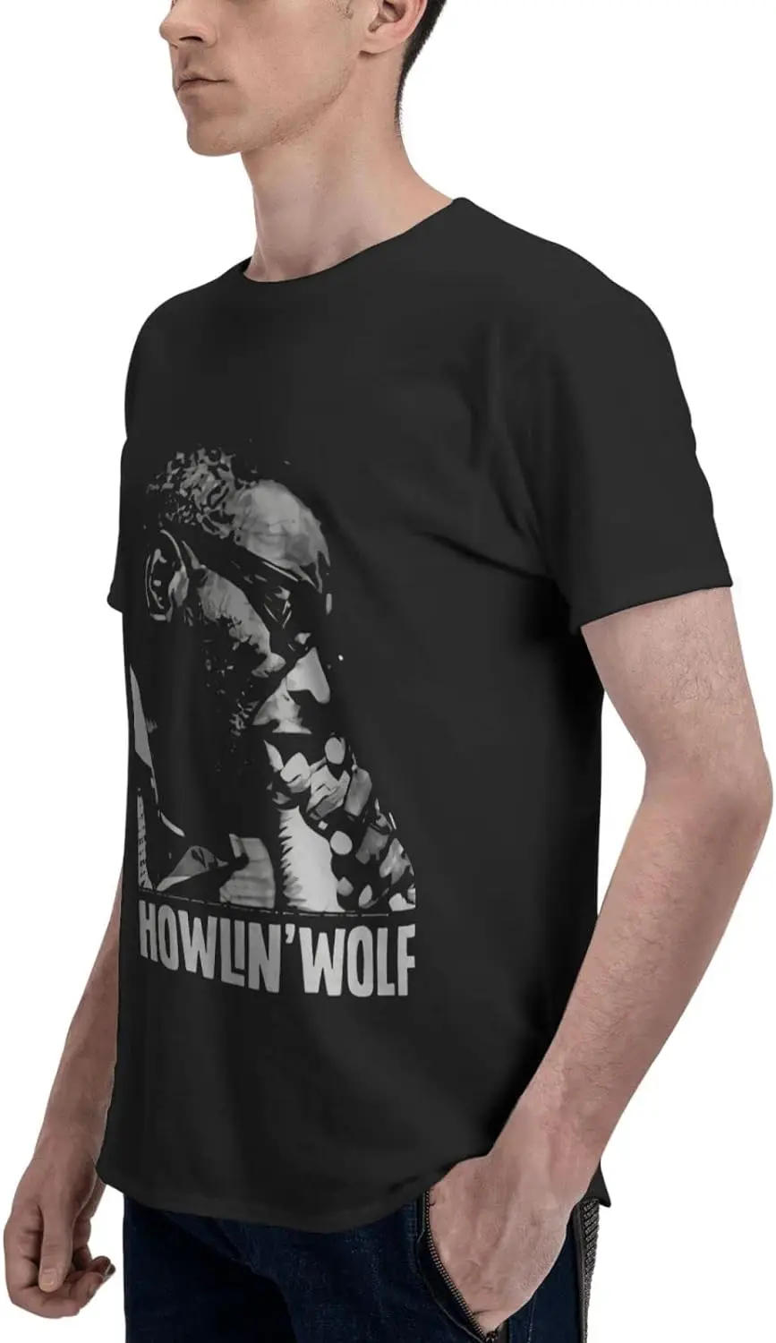 Howlin Wolf T Shirt Man's Summer Tee Casual Fashion Short Sleeve Shirts