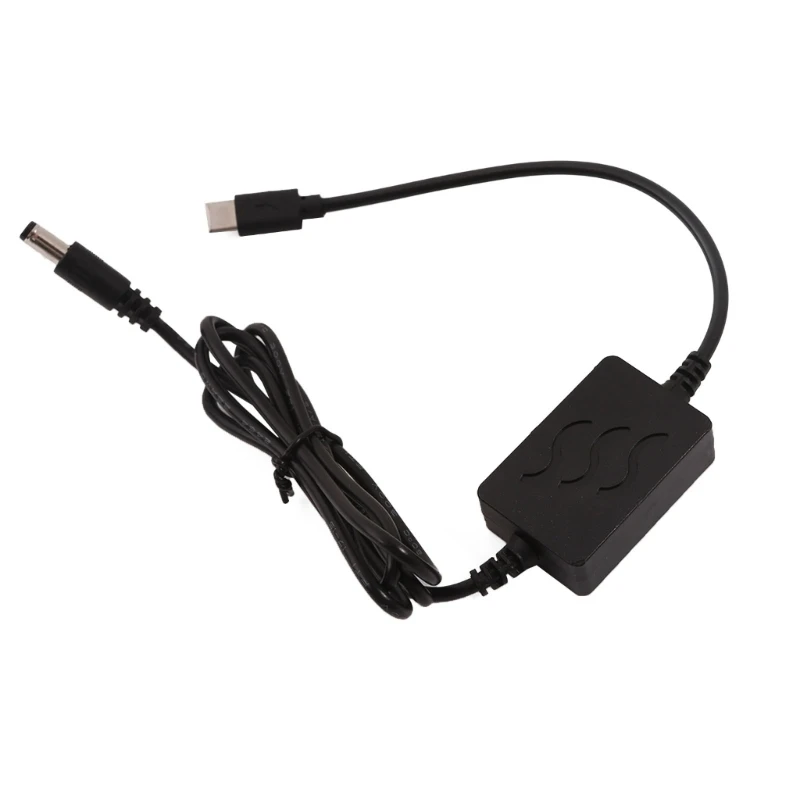 USB C PD12V 15V 20V do 24V DC5.5x2.1mm złącze kabel zasilający szybkie ładowanie dla drukarek i wyświetlaczy 24V diody LED