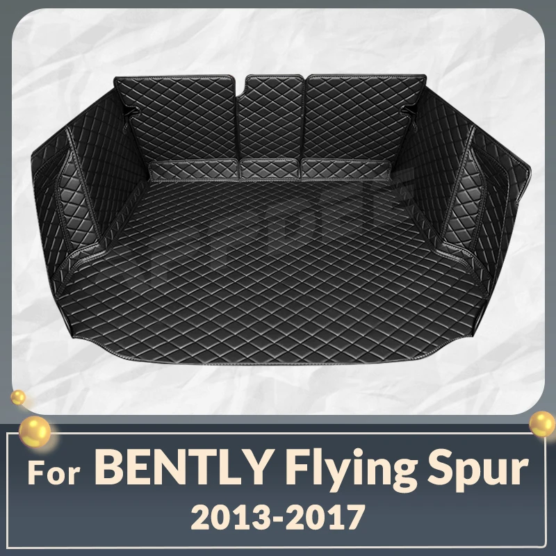 

Auto Full Coverage Trunk Mat For BENTLY Flying Spur 2013-2017 16 15 14 Car Boot Cover Pad Interior Protector Accessories