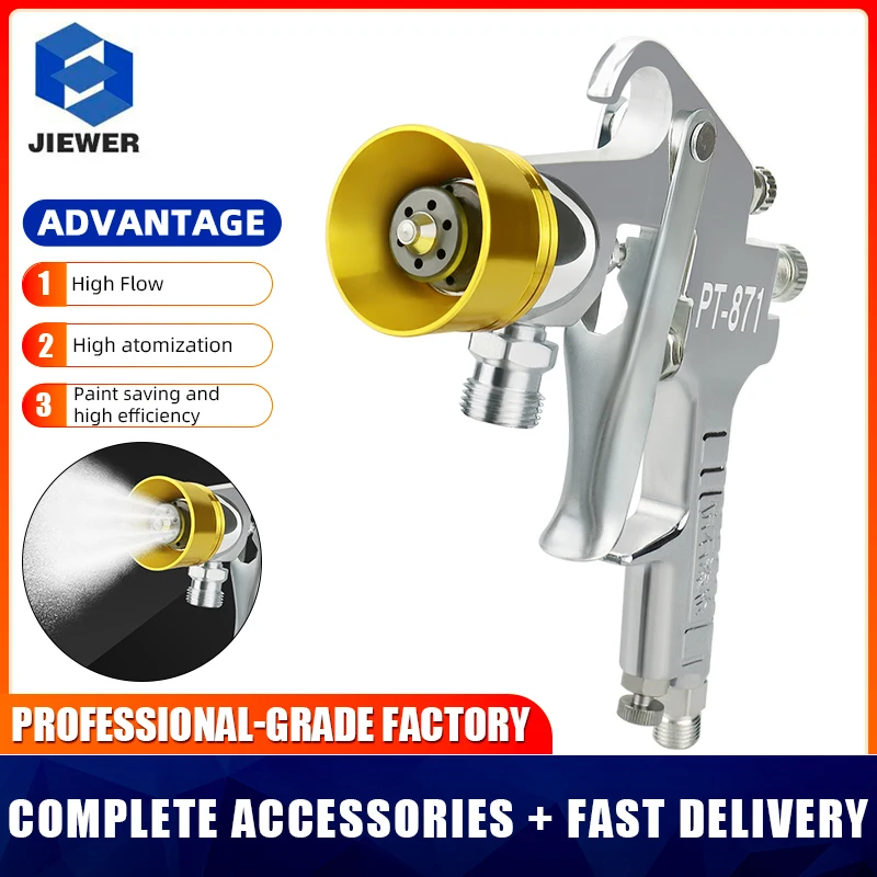 High Quality Spray Gun 2.0 2.5 3.0 3.5 4.0mm Professional HVLP Air Spray Gun Paint Sprayer Car Furniture Painting Tool