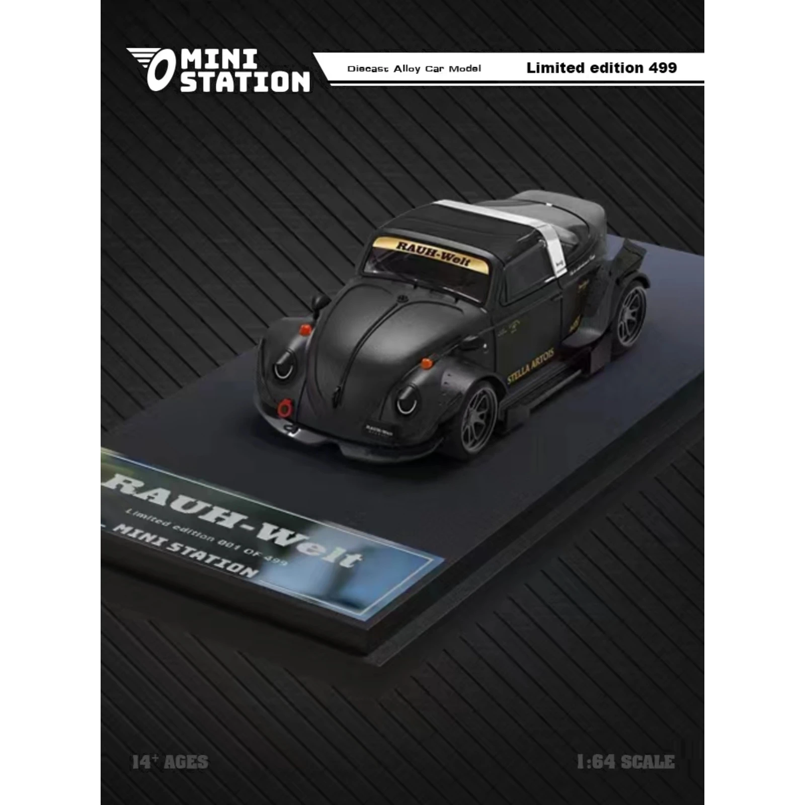 In Stock Mini Station 1:64 RWB964 Beetle Tagar T1 Bus Stella Ar