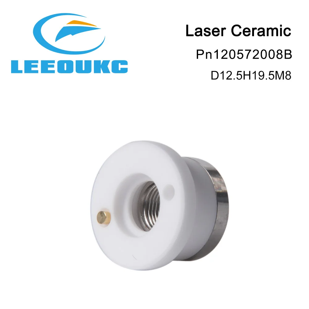 LEEOUKC Rraytools Laser Ceramic 120572008B for Raytools Laser Head Nozzle Holder M8 D19.5 BT210S BM240S BM109 BM111 Laser Head