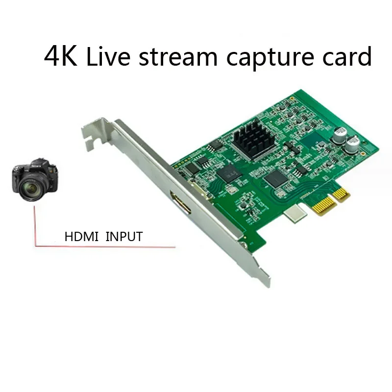 4K HD camera capture card pcie computer medical video conference game live capture card