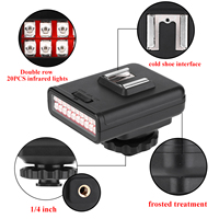 Ordro LN-3 Portable USB Charging Infrared Photography Night Vision Light 20M Shooting Distance Photography Night Vision Light