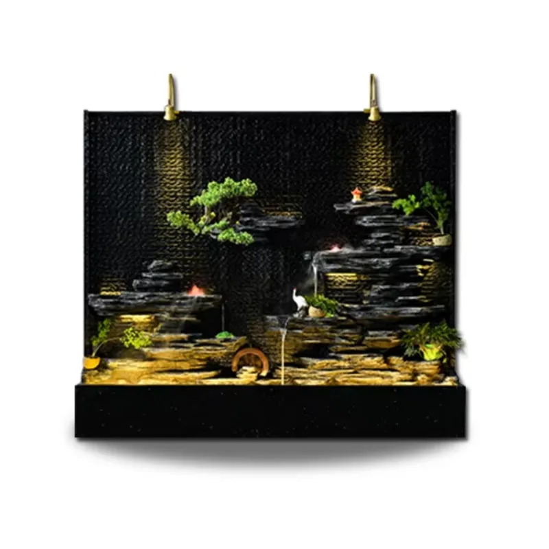 

Antique feng shui fountain resin fountain indoor fountain waterfall with led light