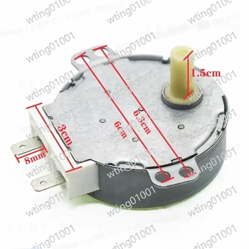 Universal Turntable Motor for SM-2301AF1 Microwave Oven Synchronous Motor 220V 5/6r/min 4W Replacement and Maintenance Parts