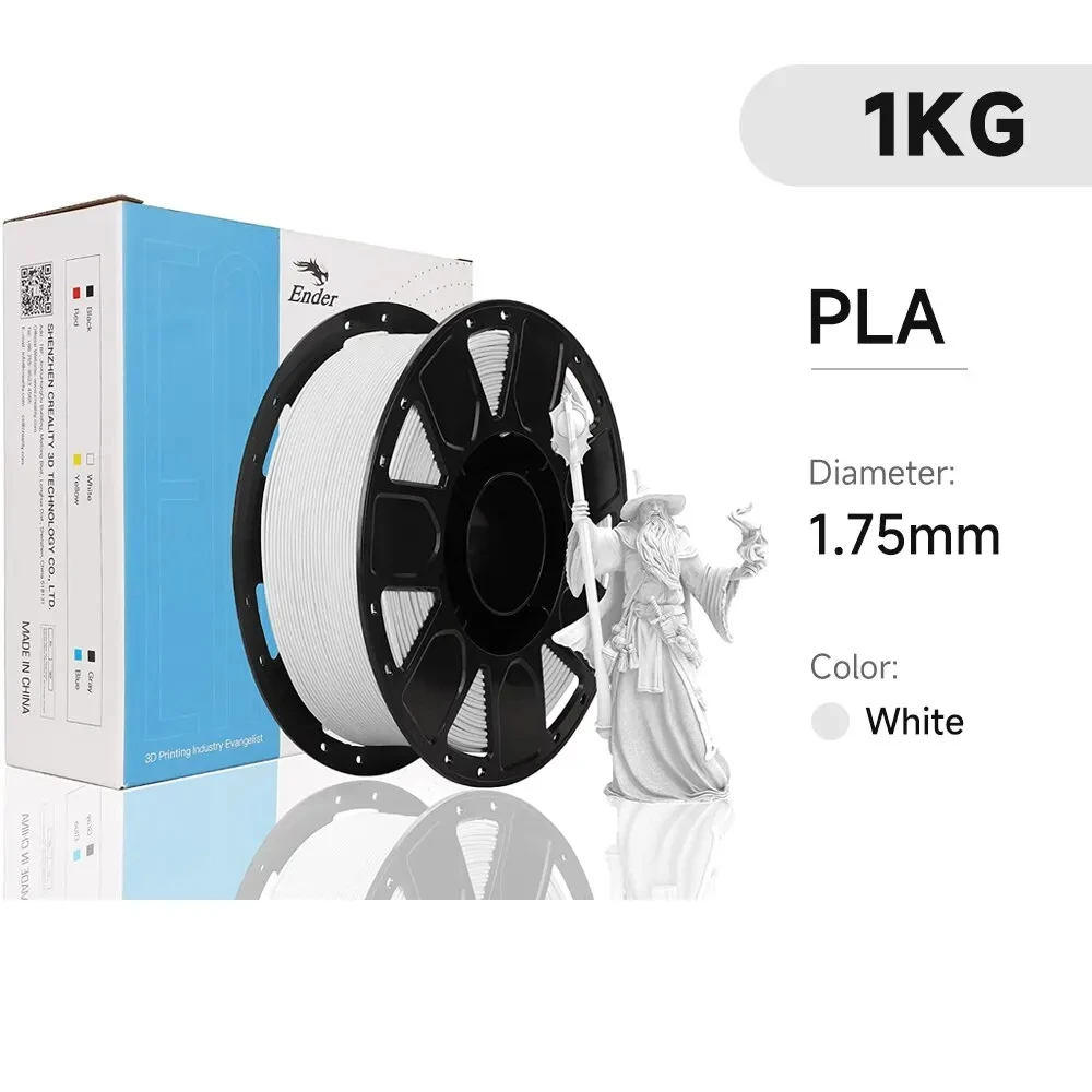 Creality 3D Printer Filament Ender PLA Filament 1.75mm Overhang Performance For Ender3/Ender-3 V2/Ender-3S1/S1 Pro FDM Printer